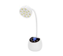 Mini UV nagu lampa, 12 LED, 4 režīmi, 36W, balta