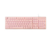 White Shark TACHI-P-US rozā spēļu tastatūra – stils un precizitāte