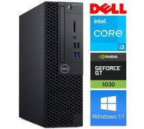 Dators DELL 3070 SFF i3-9100 8GB 1TB SSD M.2 NVME GT1030 2GB WIN11Pro