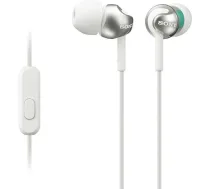 Aussijas - Sony - MDR-EX110AP - Balts - Iebūvēts Mikrofons - Vadības pogas uz Kabeļa