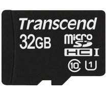 Atmiņas karte telefonam Atmiņas karte Transcend microSD 32GB CL10 UHS-1