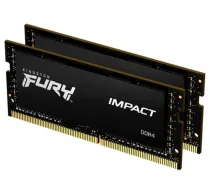 Operatīvā atmiņa (RAM) Kingston Fury Impact 32GB (2x16GB) DDR4 3200MT/s CL20 PnP KF432S20IBK2/32