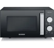 Severin MW 7762 Mikrouzņēmumi melnā, nerūsējošā tērauda 800 W grila funkcija
