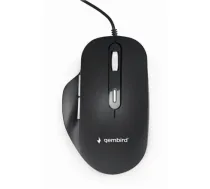 Gembird Optiskā LED pele. USB. melna - MUS-6B-02