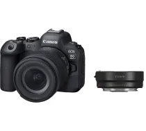 Digitālā fotokamera Canon EOS R6 Mark II + RF 24-105mm F4-7.1 IS STM + Mount Adapter EF-EOS R