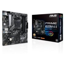 Mātesplate Mātes plates - ASUS - PRIME A520M-A II/CSM - AMD A520 - AM4 micro ATX slots