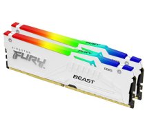 Operatīvā atmiņa (RAM) Kingston Fury Beast RGB 64GB (2x32GB) DDR5 5200MT/s CL40 XMP KF552C40BWAK2-64