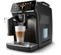 Philips automātiskā espresso mašīna 5400 sērija, LatteGo piena sistēma, skārienekrāns, melns (EP5441/50)