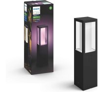Balsta āra gaismeklis Philips Hue White and color ambiance Impress, melns