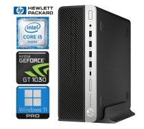 Dators HP 600 G5 SFF i5-9500 64GB 1TB SSD M.2 NVME GT1030 2GB WIN11Pro