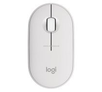 Pele - Bezvadu - Logitech - Pebble Mouse 2 M350s - Baltā