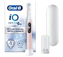 iOM6.1A6.1K Oral-B iO6 Elektriskā Zobu Birste Pink Sand