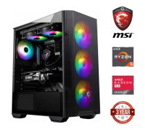 Dators Ryzen 5 5500 8GB 512GB SSD 1TB HDD RX 580 8GB NoOs Stacionārais dators