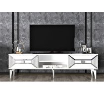 TV stalas Yumedi - White, Silver