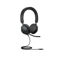 Mikroaustiņas - Jabra - Evolve2 40 SE UC - Vadu - USB-C - Stereo - Troksni izolējošas
