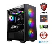 Dators Ryzen 7 5700G 32GB 1TB SSD 1TB HDD RTX 4060 Windows 11 Stacionārais dators