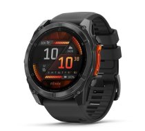 Viedpulkstenis Garmin fēnix® 8 – 51mm AMOLED Slate Gray with Black Silicone Band