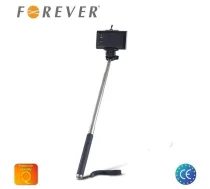 Selfiju kāts ("Selfie stick") Forever MP-300 Selfie Stick 95cm - Universāla stiprinājuma statīvs bez Pults Melns