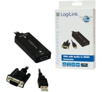 VGA w. USB Audio to HDMI Converter