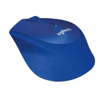 LOGITECH Klusā pele M330 Silent Plus - Bezvadu - Zila