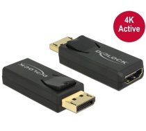 Delock Adapter Displayport 1.2 male > HDMI female 4K Active black