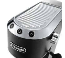 Klasiskā espresso mašīna - DELONGHI - EC685.BK Dedica stils - Malti kafija un ESE kapsulas - 15 bāri - 1L - Melna