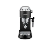 Klasiskā espresso mašīna - DELONGHI - EC685.BK Dedica stils - Malti kafija un ESE kapsulas - 15 bāri - 1L - Melna