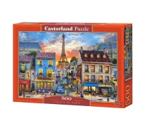 Puzle Castorland Streets of Paris, 500 gab.