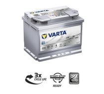 Akumulators Varta Silver Dynamic AGM D52 12V 60Ah 680A