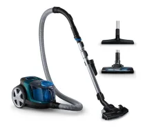 Putekļu sūcējs Putekļu sūcējs bez maisa - PHILIPS - PowerPro Compact FC9334/09 - Zils - 80 dB - Tīkla