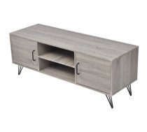 vidaXL TV galdiņš, 120x40x45 cm, pelēks