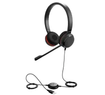 Jabra Evolve 30 II UC austiņi - Vadu - Stereo - Troksni slāpējoši - Melni - Uz galvas