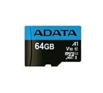Atmiņas karte telefonam ADATA microSDXC UHS-I Class 10 64GB Premier with Adapter A1