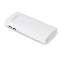 Power bank Pārnēsājams lādētājs 11000mAh Led, balts Esperanza