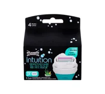 WILKINSON SWORD INTUITION PIEDERUMS SKŪTĀJS KARTONA KASTE ALOE VERA 3CT 1CT PAGRIEŽAMA GALVA SIEVIETEI