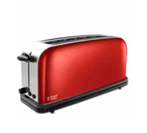 Tosteris Russell Hobbs 21391-56 Krāsainais Toasteris - Liela Pagināšanas Atvere - 6 Cepšanas Līmeņi - Sarkanā krāsā