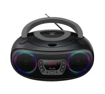 Magnetola FM Denver TCL-212BT 111141300012 AUX, CD, USB, Bluetooth atmosfēras apgaismojums pelēks 1 gab.
