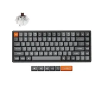 Bezvadu spēļu tastatūra Keychron K2 Max Wireless K2M-J3 Keychron Super Brown, Angļu (US), melna krās.
