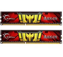 Operatīvā atmiņa (RAM) G.Skill Aegis DDR3 DDR3-1333 CL9-9-9 1.50V 16GB (2x8GB) F3-1333C9D-16GIS