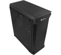 Korpuss Datori māja - NATEC - GENESIS IRID 505 - Midi Tower - Melns - 8 paplašināšanas slots