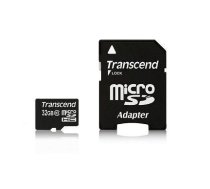 Atmiņas karte telefonam Transcend Microsdhc 32gb Class 10 karte ar adapteri
