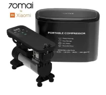 Xiaomi 70mai Midrive TP01 12V Auto strāvas Gaisa Kompresors 0.1-7Bar ar LCD iekš Metāla Kastes Melns