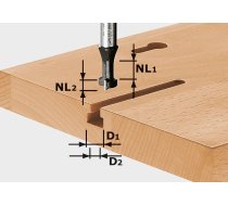 T veida rievfrēze HW S8 D10,5/NL13