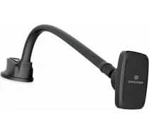 Swissten S-Grip M5-HK Universāls Auto Stiprinājums Panelim Ar Magnētu Planšetēm / Telefoniem / GPS Melns SW-CH-PA-M5-HK-BK