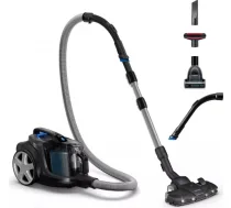 PHILIPS FC9747/09 PowerPro Expert Bagless bezmaisa putekļsūcējs, melns FC9747/09