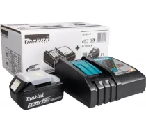 Makita 18V DC18RC + 1 x BL1850B 5.0Ah Lādēšanas komplekts ar akumulatoru 191B51-7