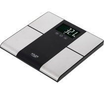 Adler Bathroom scale with analyzer AD 8165 Maximum weight (capacity) 225 kg, Accuracy 100 g, Body Mass Index (BMI) measuring, Stainless steel/Black AD 8165