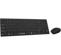 Esperanza EK122K keyboard RF Wireless QWERTY Black EK122K