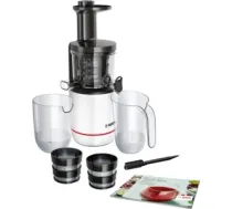 Bosch MESM500W juice maker Slow juicer Black,White 150 W MESM500W