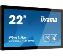 IIYAMA TF2234MC-B7X 21.5inch IPS 1920x1080 10 Point Touch Anti-Fingerprint 1000:1 305cd/m2 8ms HDMI DP VGA USB Touch Interface TF2234MC-B7X